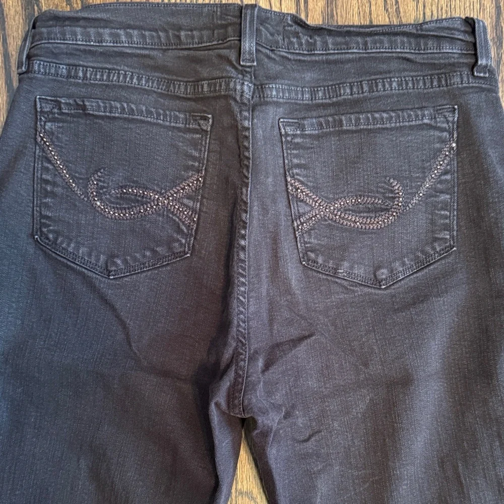 NYDJ Women's Dark Brown Flare Jeans - Picture 6 of 8